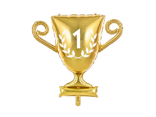 Picture of FOIL BALLOON CUP GOLD 64X61CM